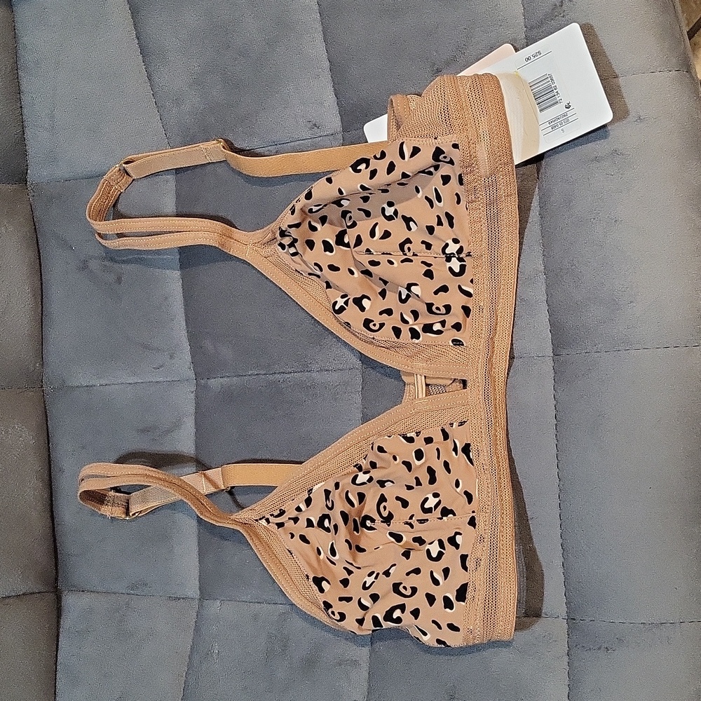ALL YOU LIVELY ANIMAL PRINT BRA. SMALL/ NWT
